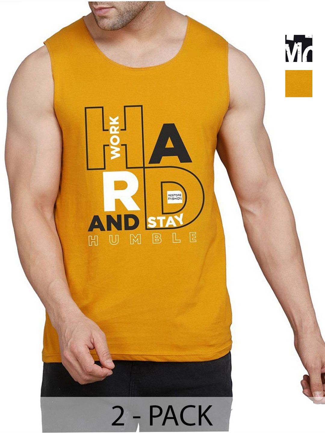 Men's Typography Printed Round Neck Regular Fit T-shirts