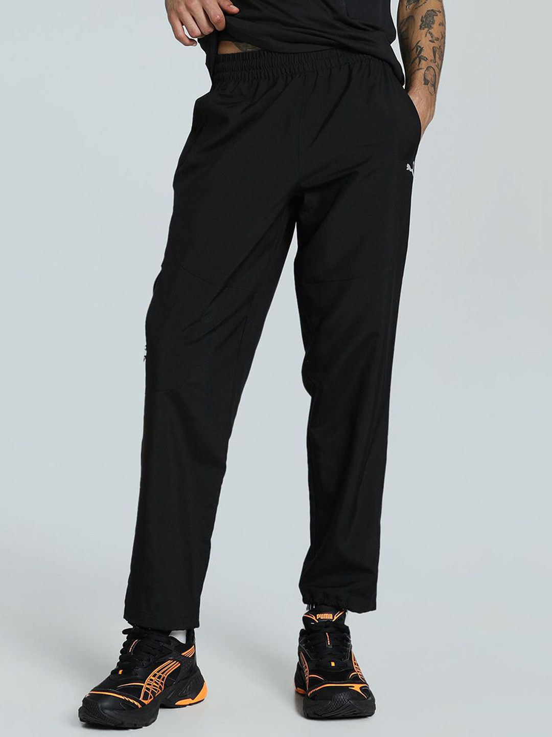 Pumatech Men Mid Rise Woven Cargo Pants