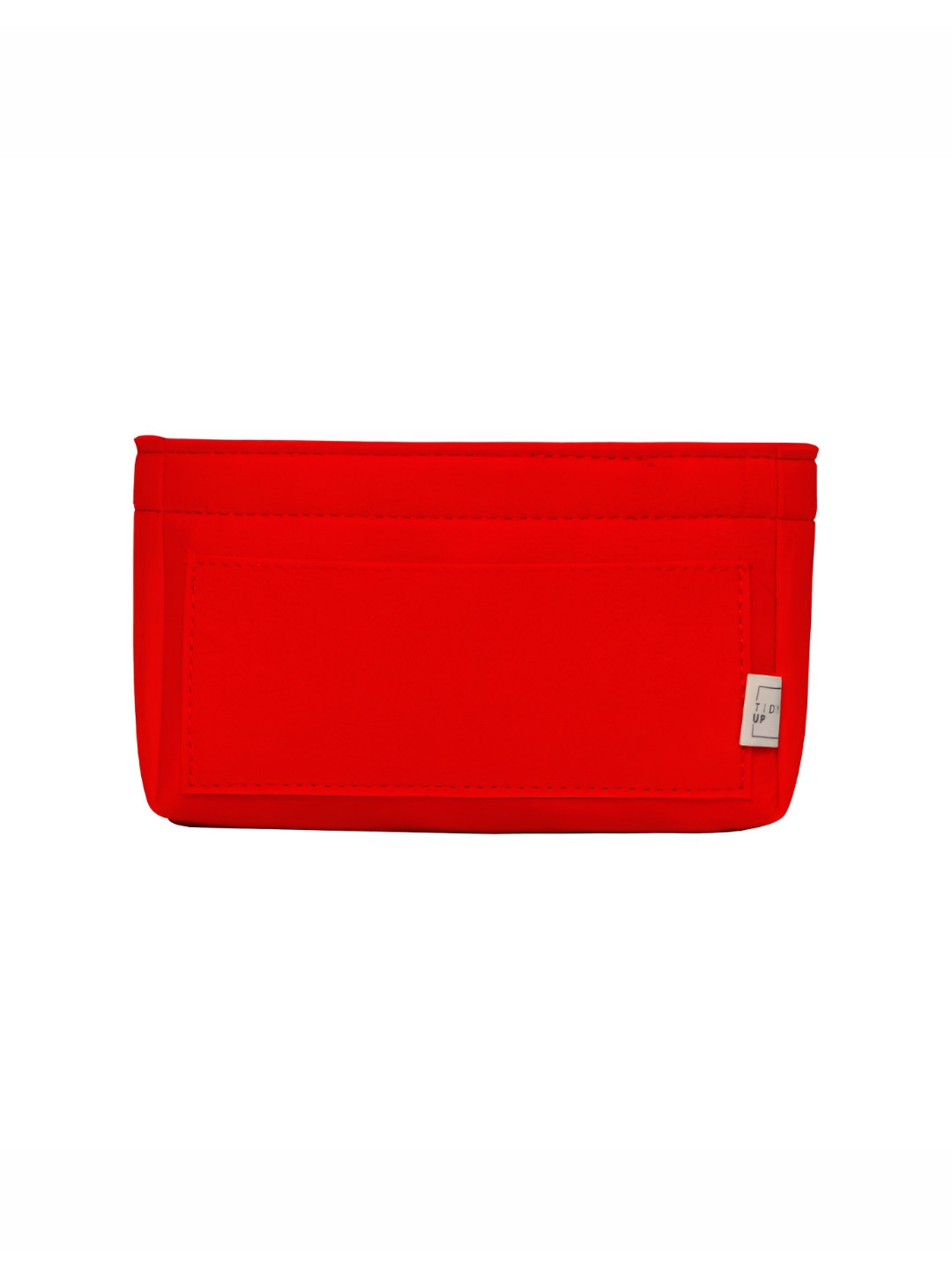 Tidy Up Mini Shaes Mall Felt Red Bag Organizer With Detachable Wallet