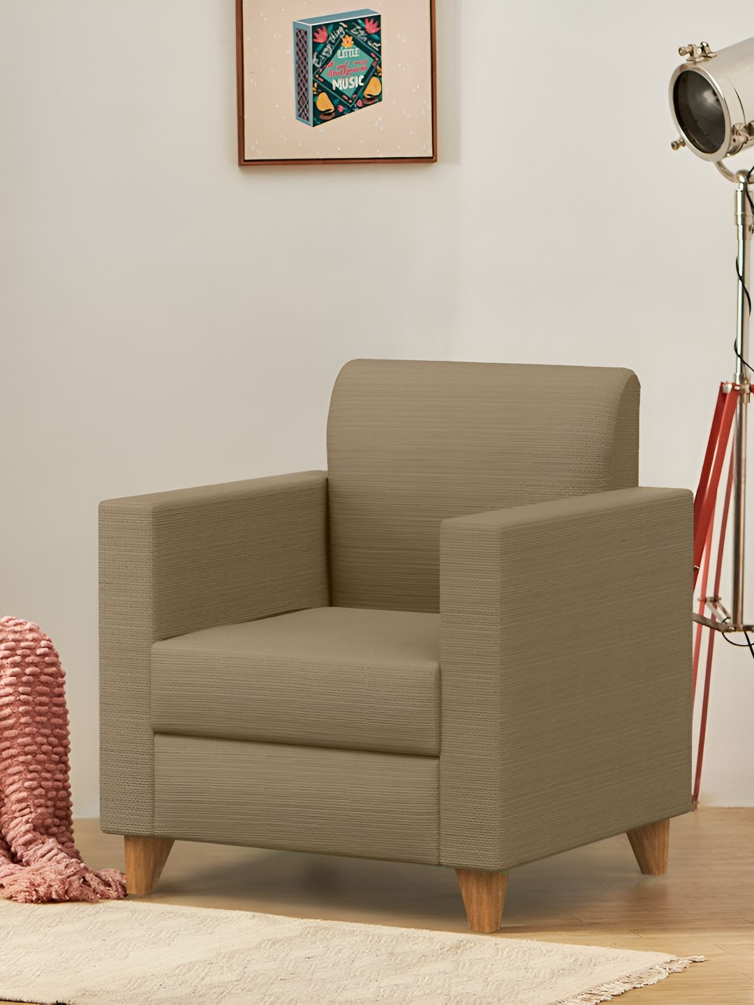 Chumbak Beach Beige Modern Chair