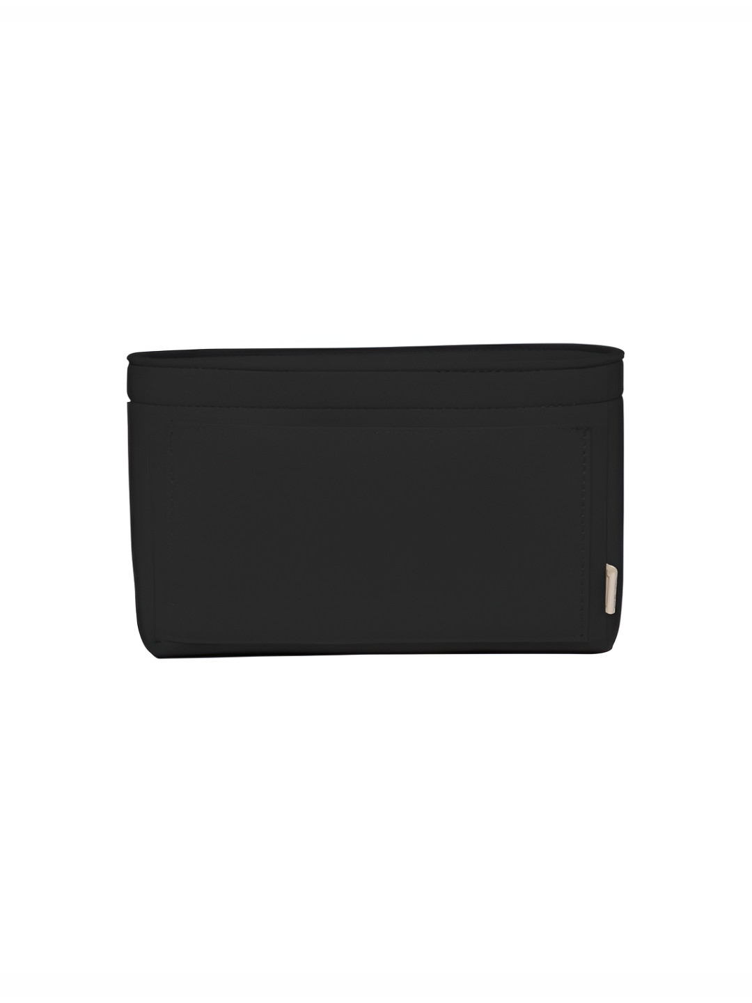 Tidy Up Shae Slender Small Felt Black Bag Organizer With Detachable Wallet