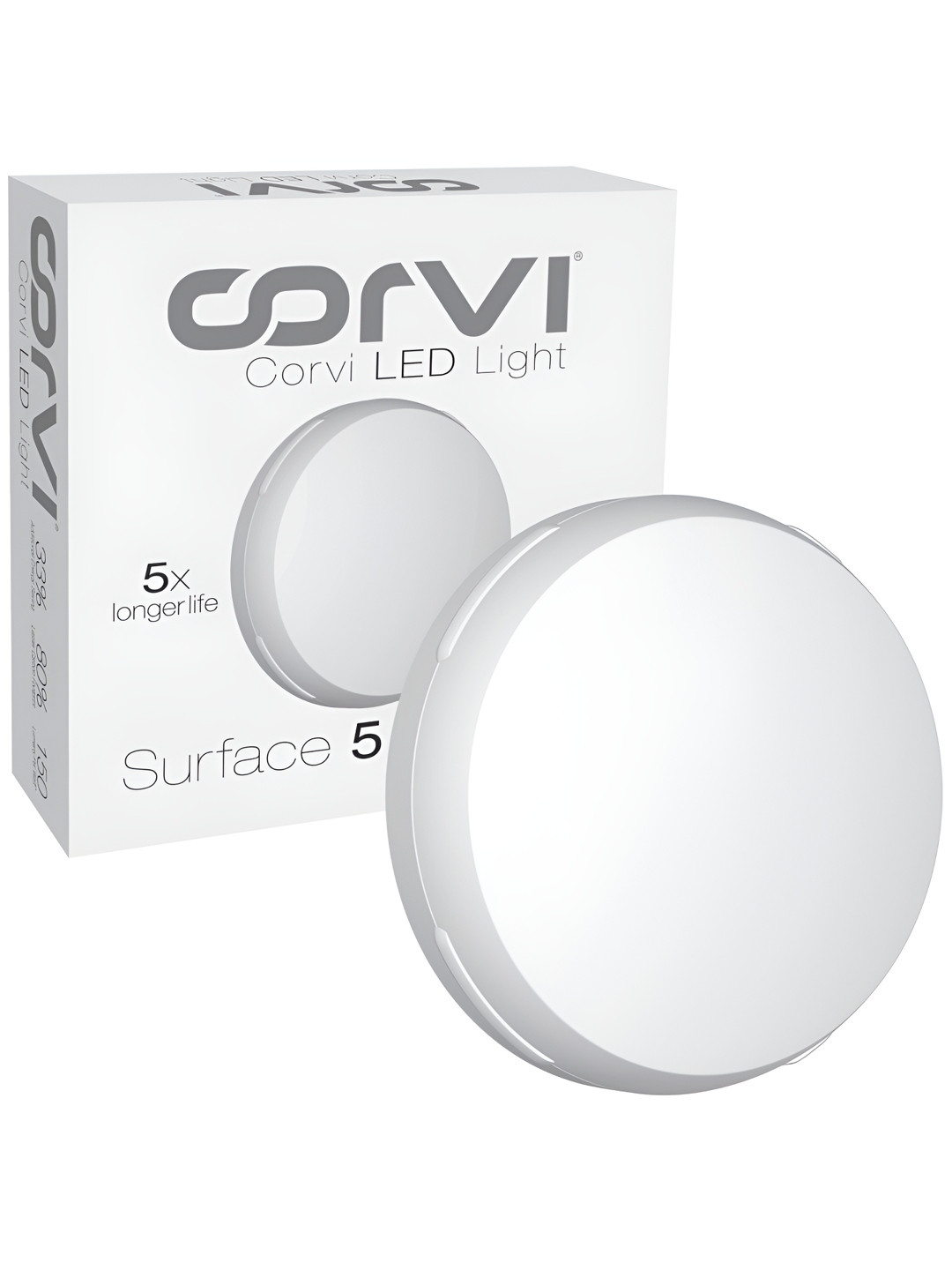 CORVI White 18 Watts LED Surface Ceiling Light