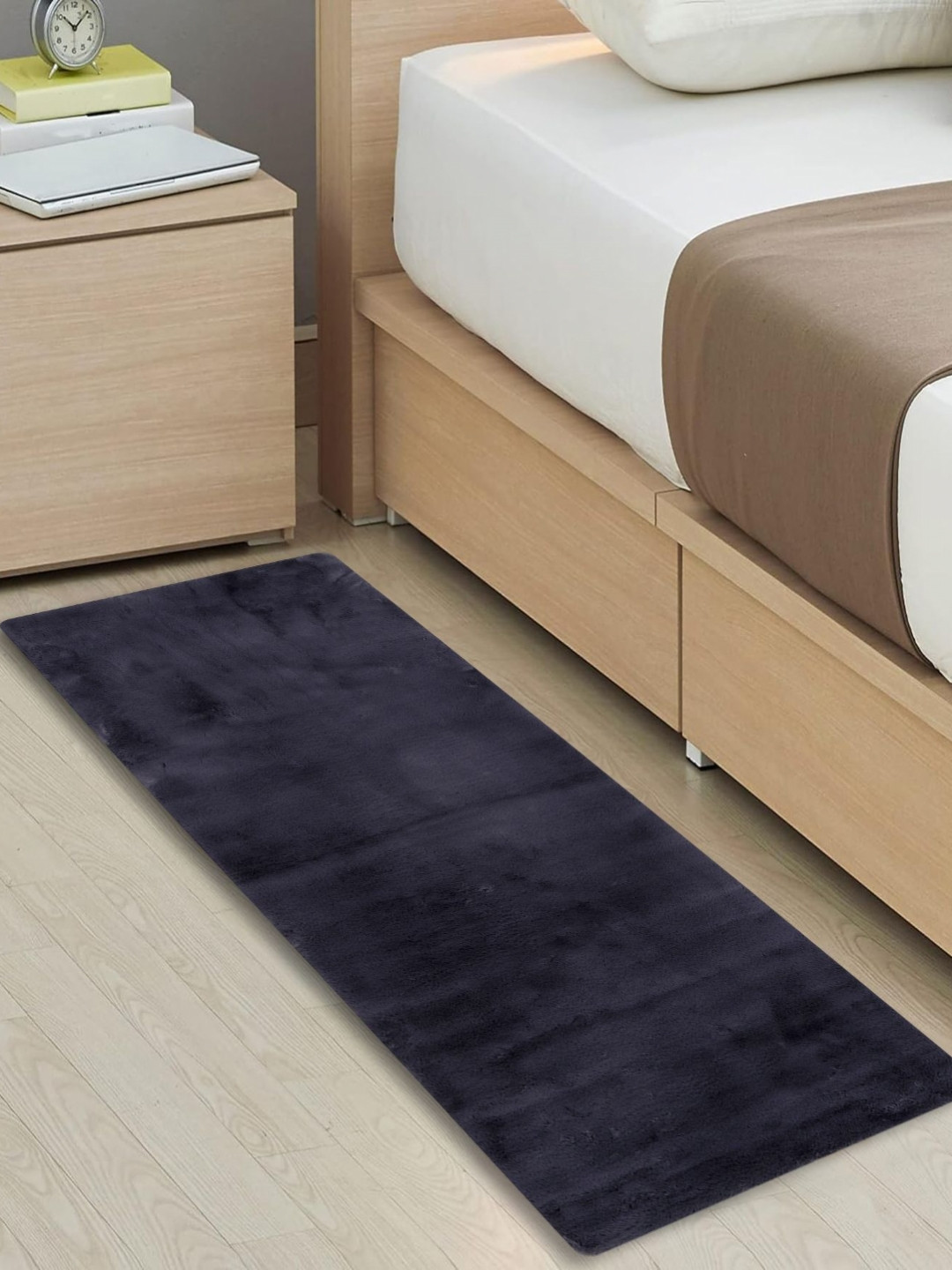 Pano Grey Anti-Skid Microfibre Floor Runner