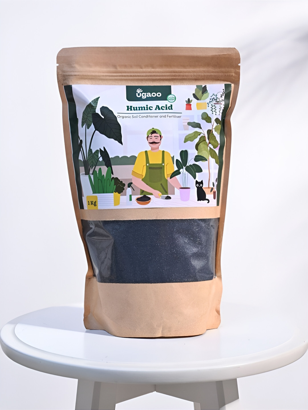 UGAOO Black Humic Acid Powder Fertilizer - 1 Kg