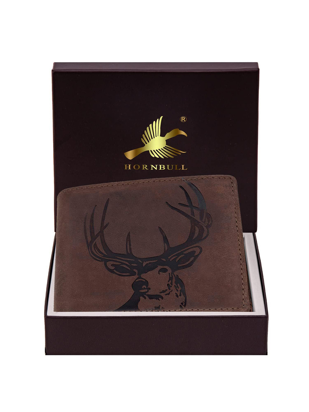 Hornbull Men Eddie RFID Leather Two Fold Wallet