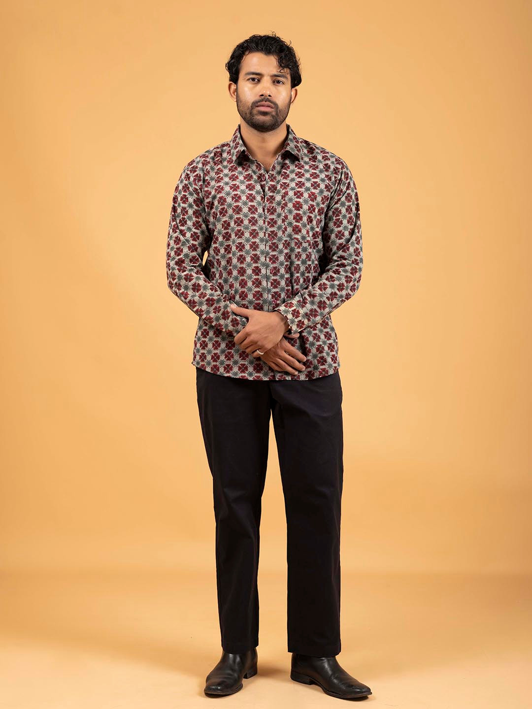 SPARSA Men Standard Opaque Printed Casual Shirt