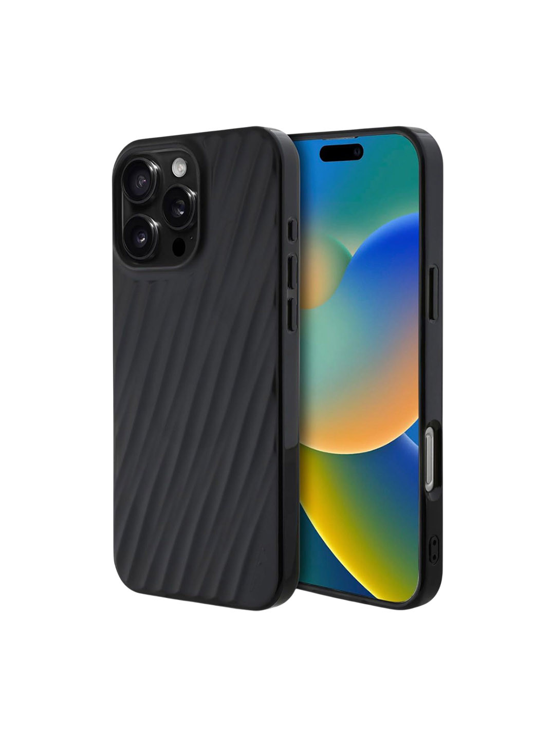 CG MOBILE Matte Black Tumi Iphone 16 Pro Magsafe Transparent Pc/Tpu 19 Degree Case