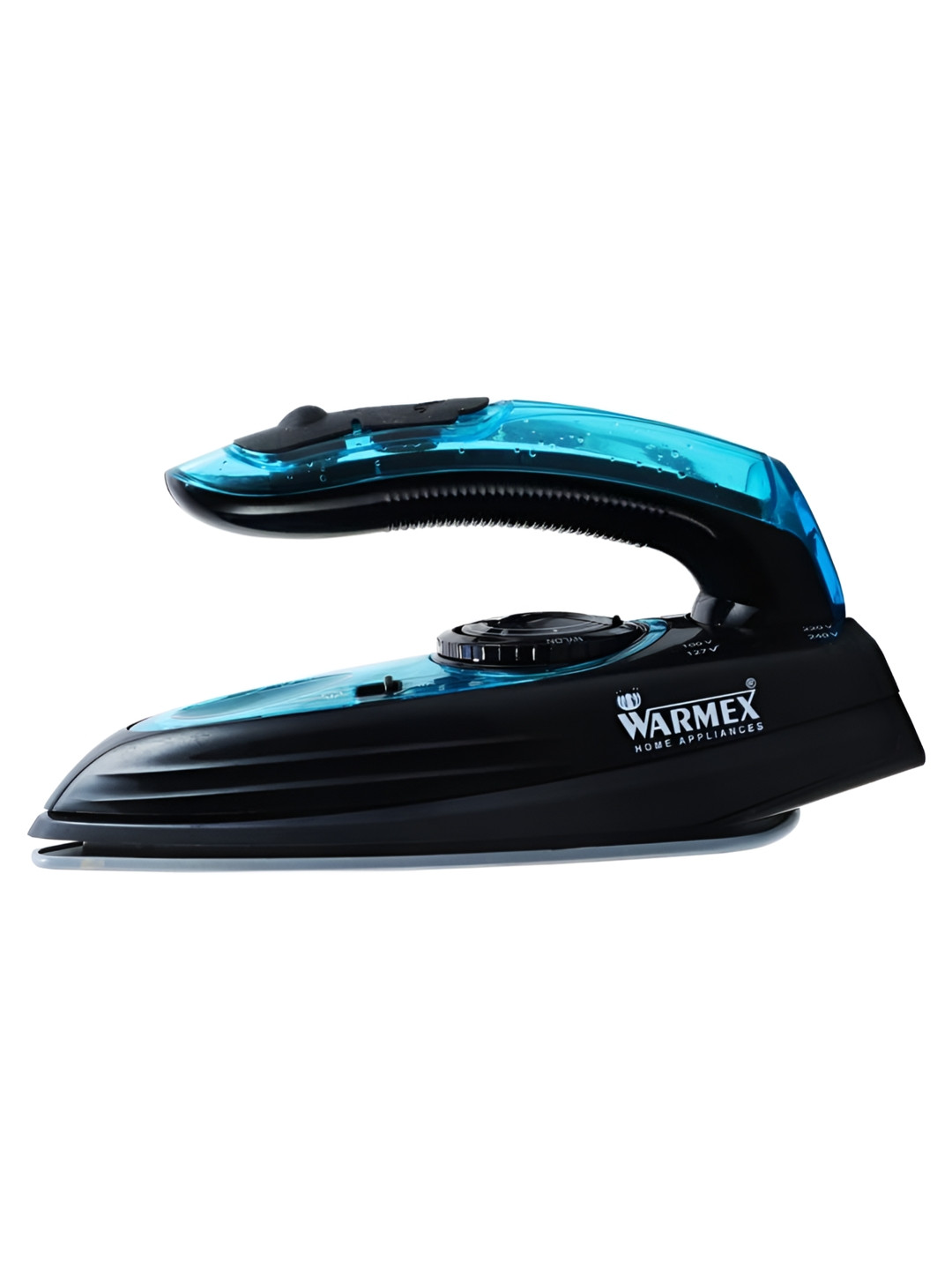 Warmex Home Appliances Black Stainless Steel Overheat Protection Steam Iron-1100W