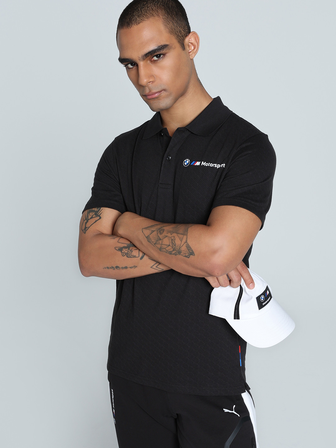 PUMA Motorsport Men BMW M Polo Collar Casual Cotton T-shirt