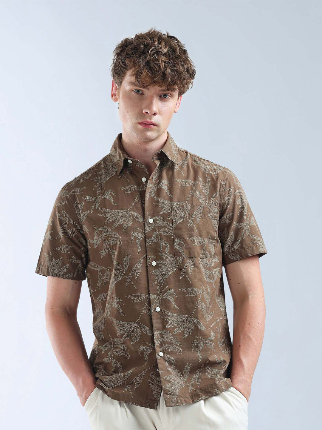 Flying Machine Regular Fit All-Over Shirt