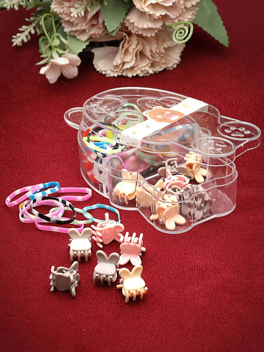 Stoln Girls Set of 60 Clips & Rubberbands