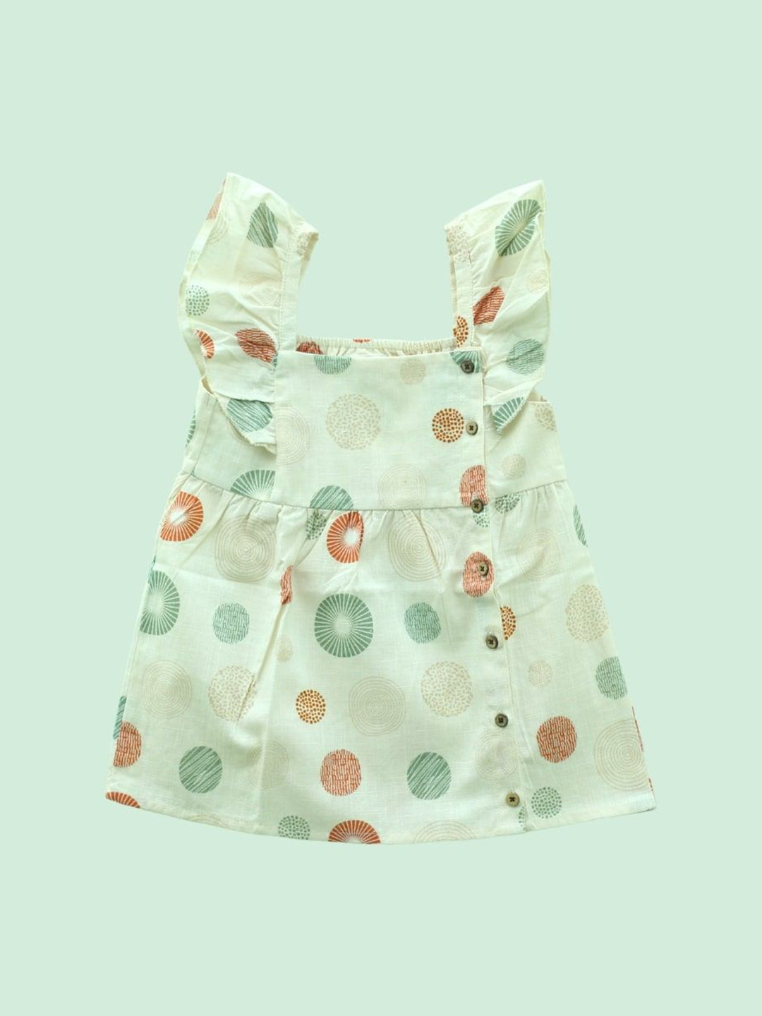 EARTHY TWEENS Girls Whimsy Polka Dot Frock Dress