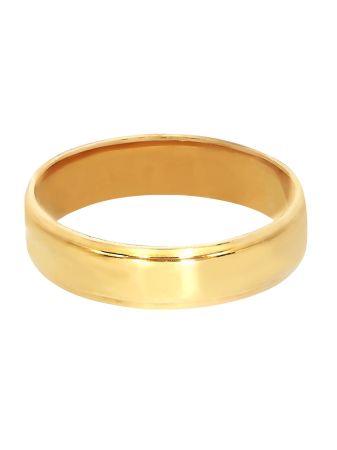 BHIMA 22K BIS Hallmark 916 Purity Yellow Gold Plain Ring