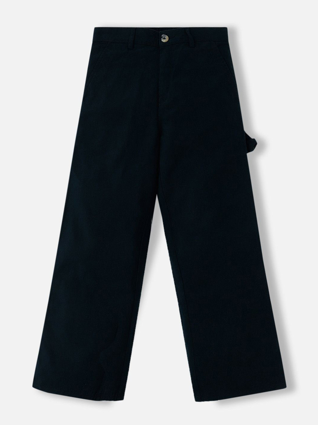 Urbano Juniors Boys Loose Baggy Fit Solid Carpenter Trouser with 5 Pockets Non-Stretchable