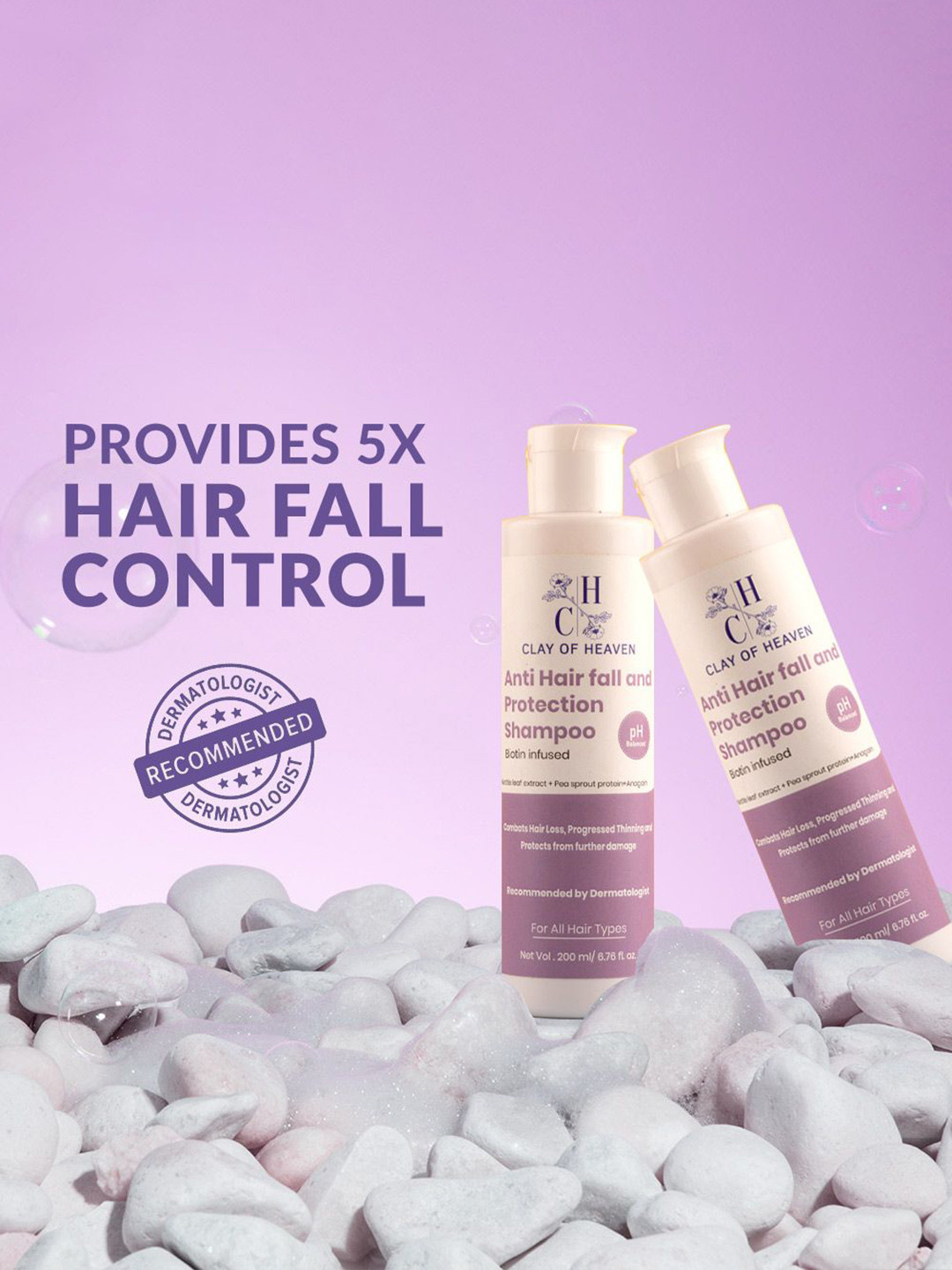 CLAY OF HEAVEN Anti Hair Fall & Protection Shampoo - 200 ml