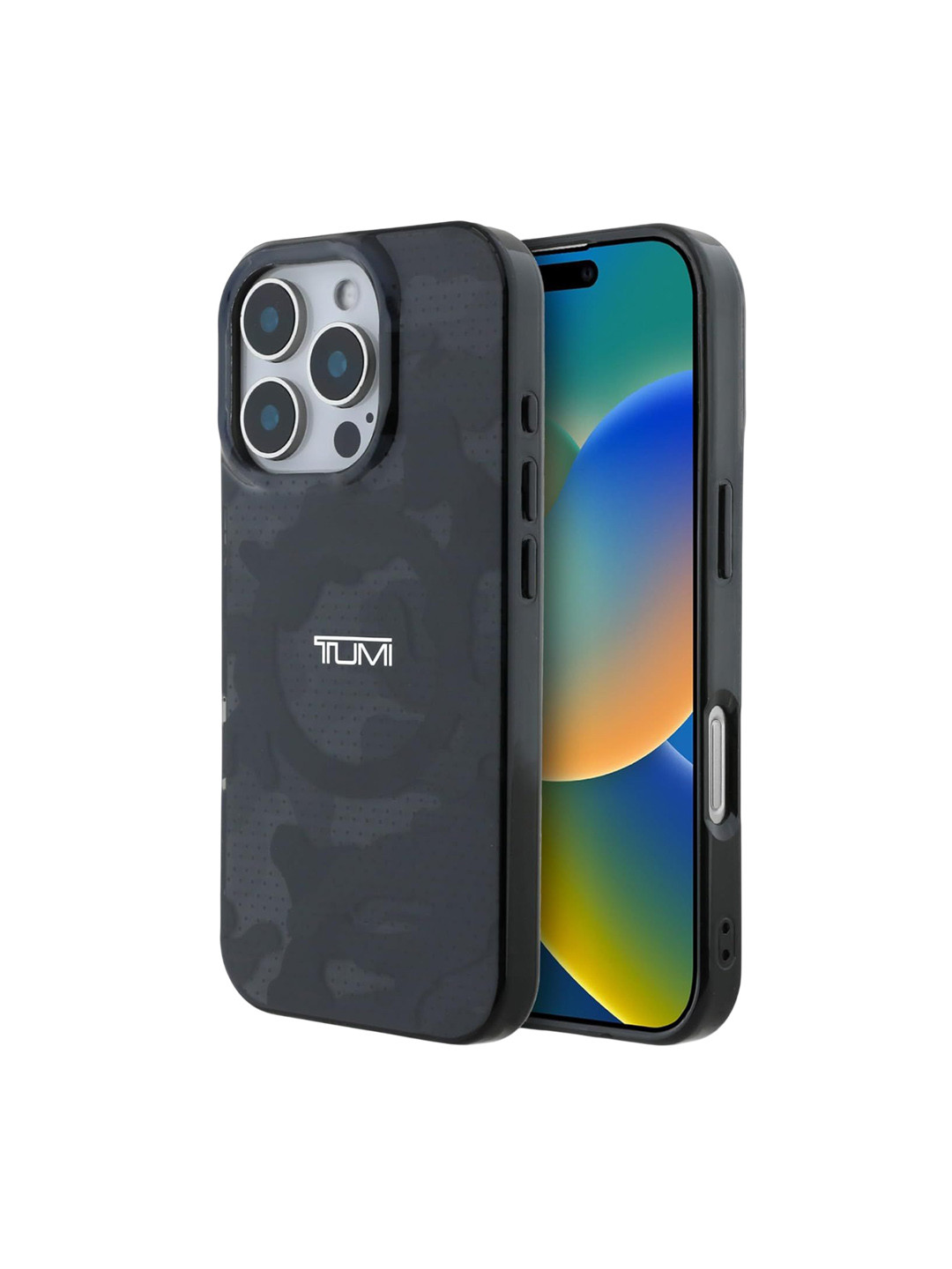 CG MOBILE Grey Tumi Camo Print Iphone 16 Pro Max Double Layer Pc/Tpu Magsafe Case