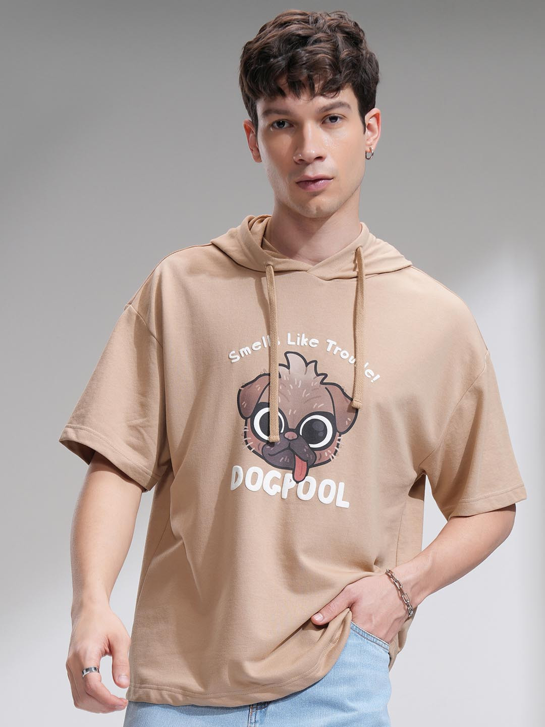 HIGHLANDER Guardian of Galaxy Men Oversized Drop Shoulder  Hoody Sweatshirt