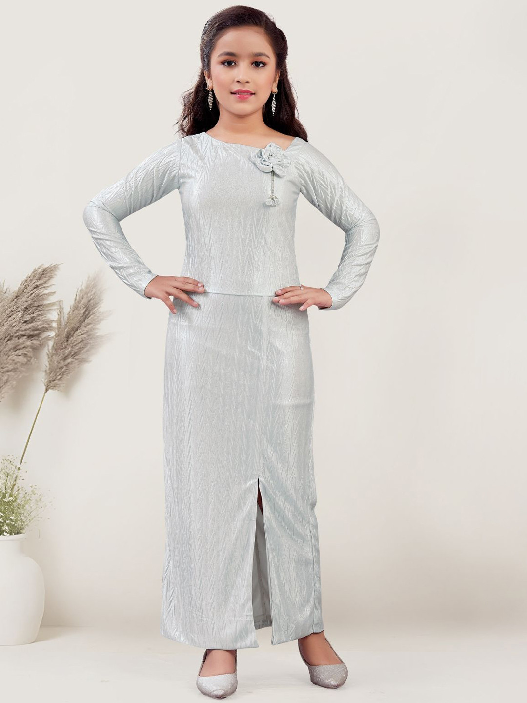 Lei-Chie Girls Embellished A-Line Dress