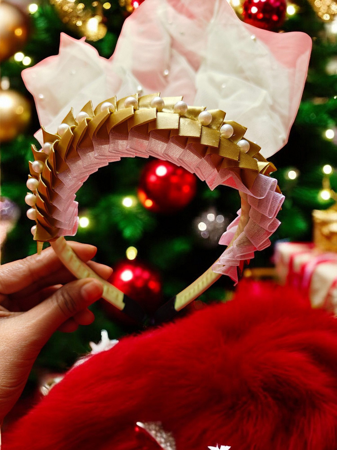 CHRONEX Embellished Long Tail Hairband - Assorted