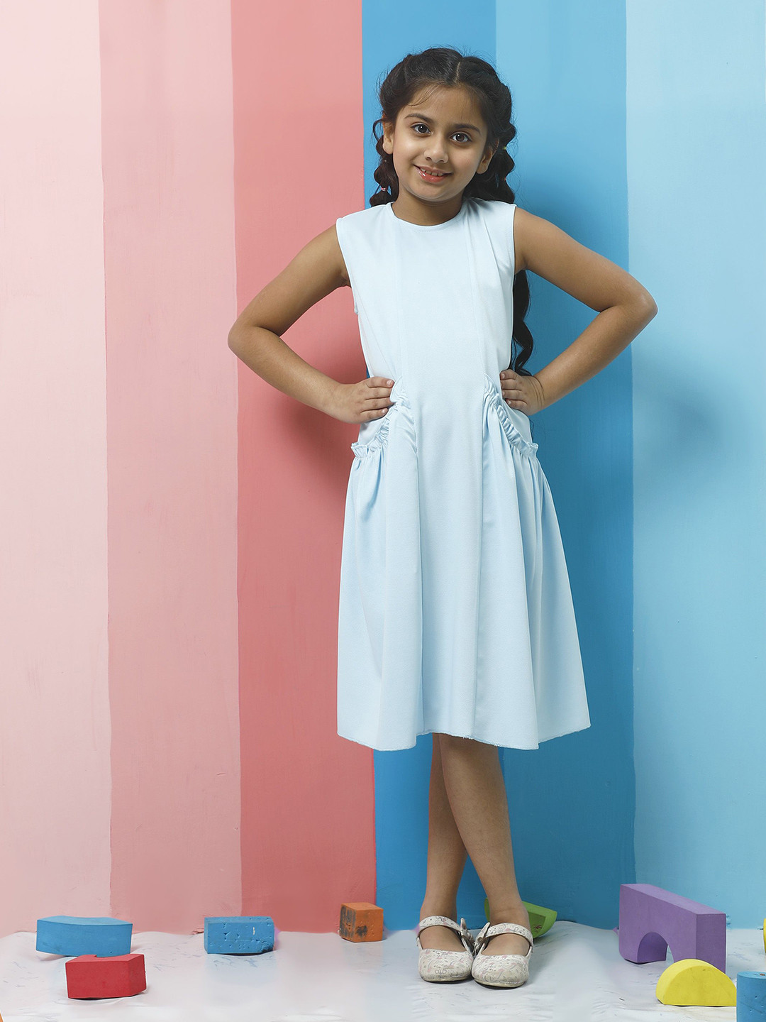 Athena Girl A-Line Dress with Pockets