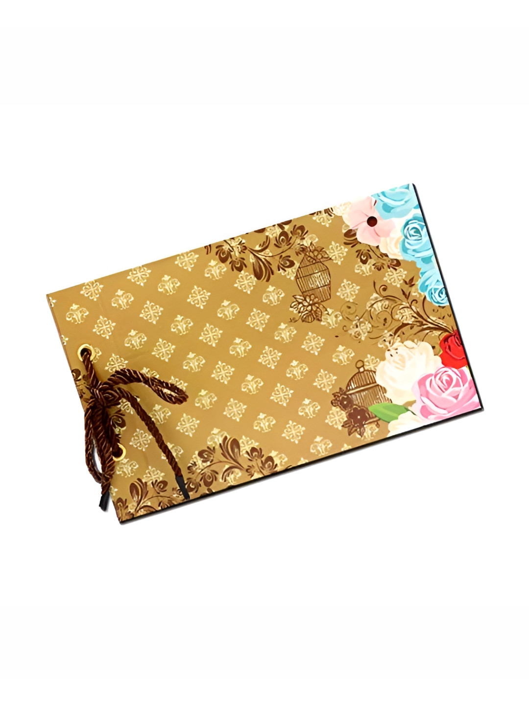 SEHAZ ARTWORKS Green & Red Cage Printed Scrapbook Photo Album