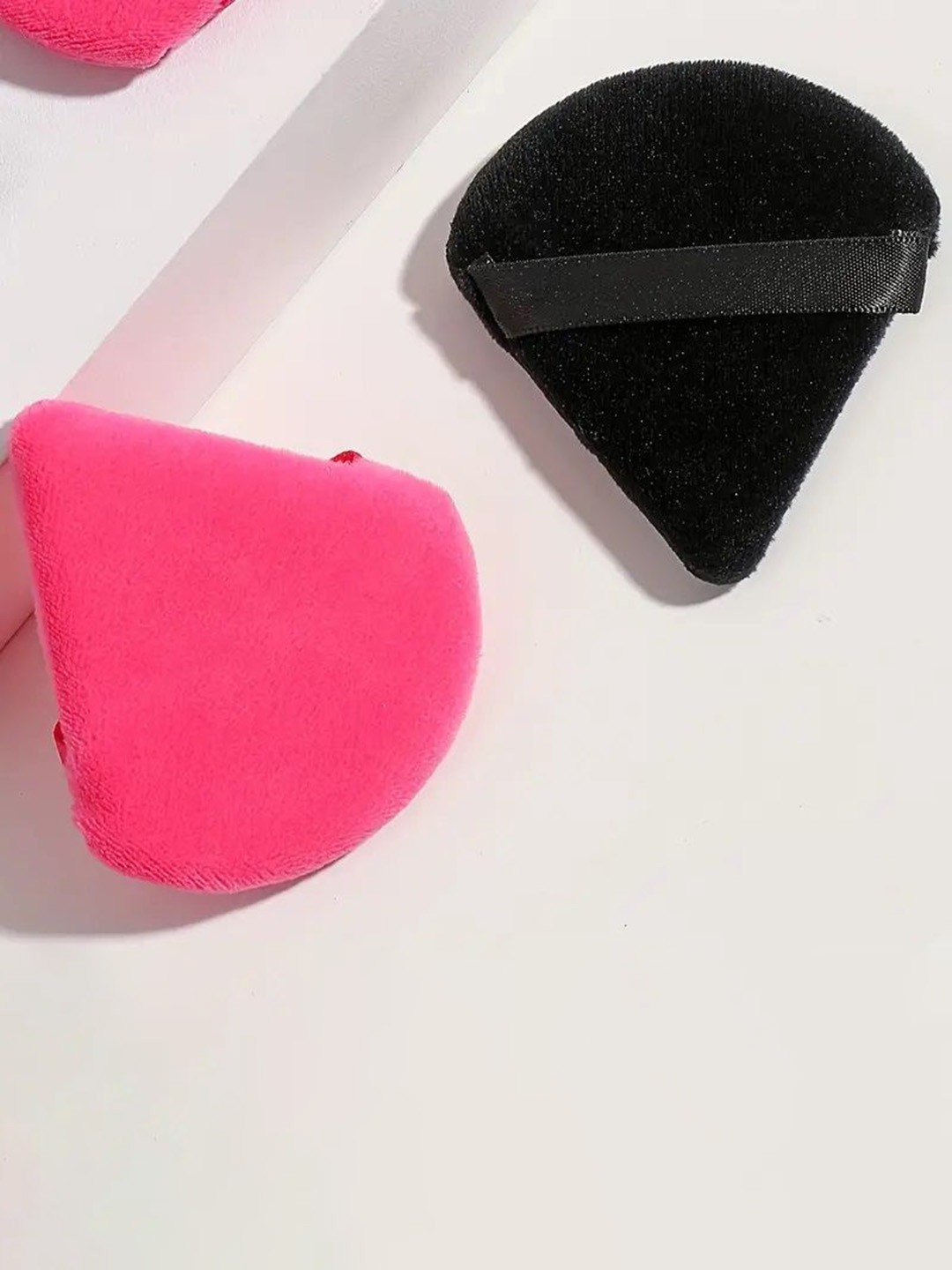 Facejewel Set Of 6 Blender Sponge Egg Shaped Blender Puff With Round & Pizza Puff