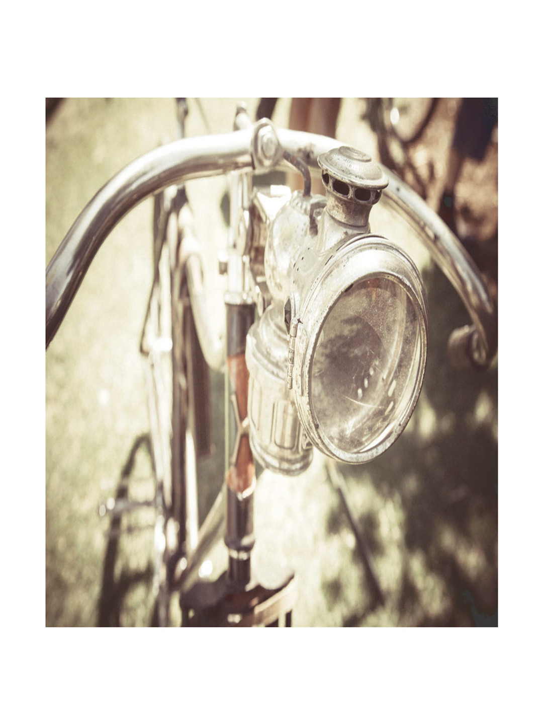 Inephos Cream And Grey Printed Canvas Wall Art