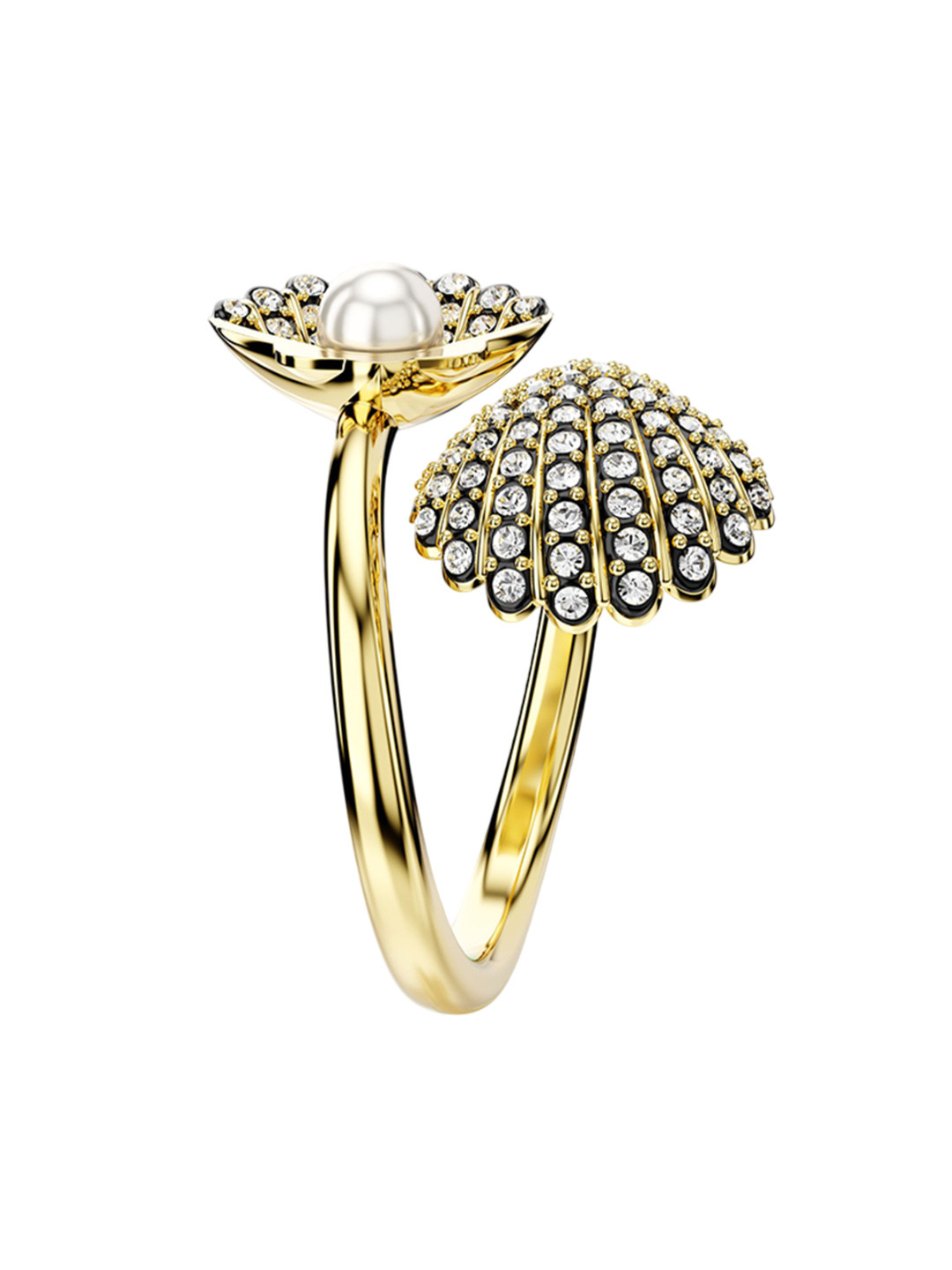 SWAROVSKI IDYLLIA Gold-Plated Crystals Studded Finger Ring