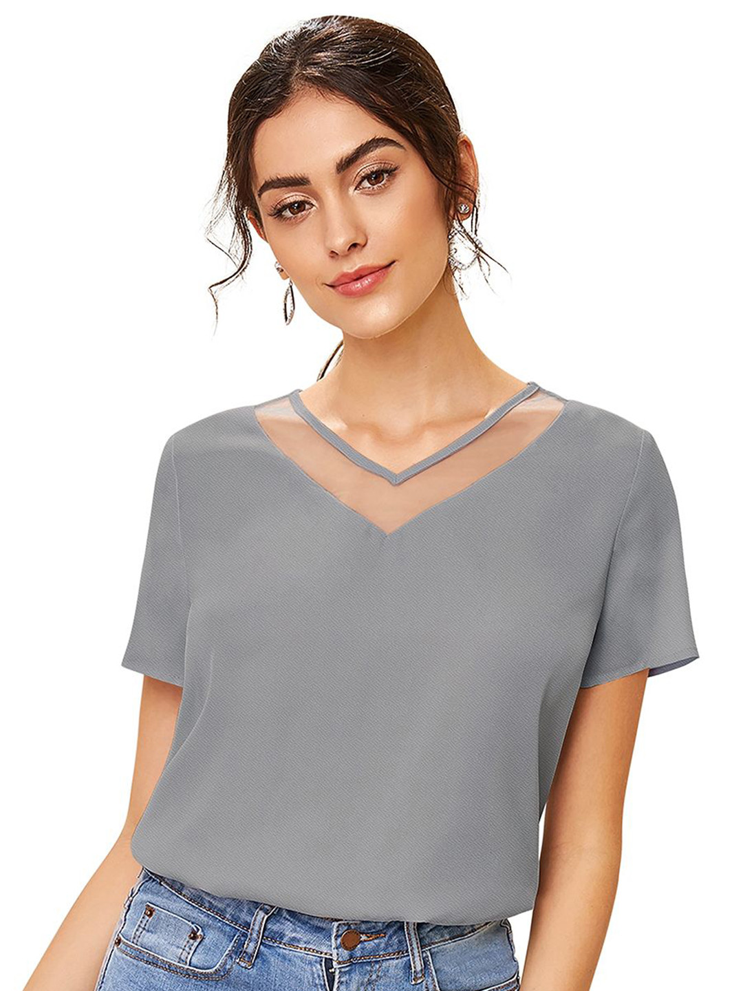 Fashion Care Women Short Sleeves Top