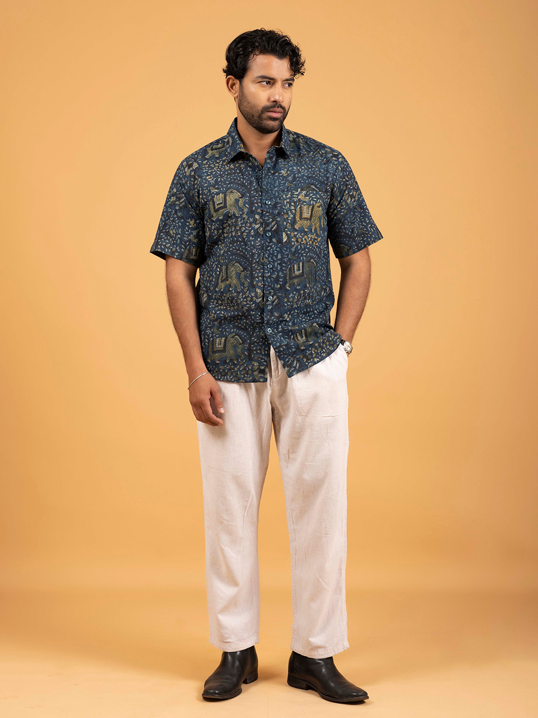 SPARSA Men Standard Opaque Printed Casual Shirt