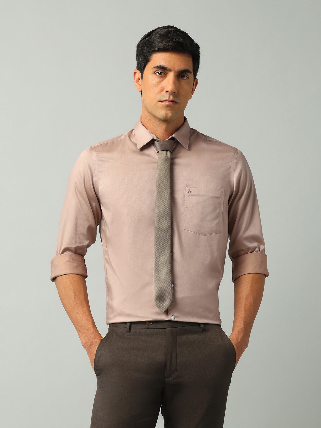 Arrow AutoPress Flx Solid Dobby Shirt