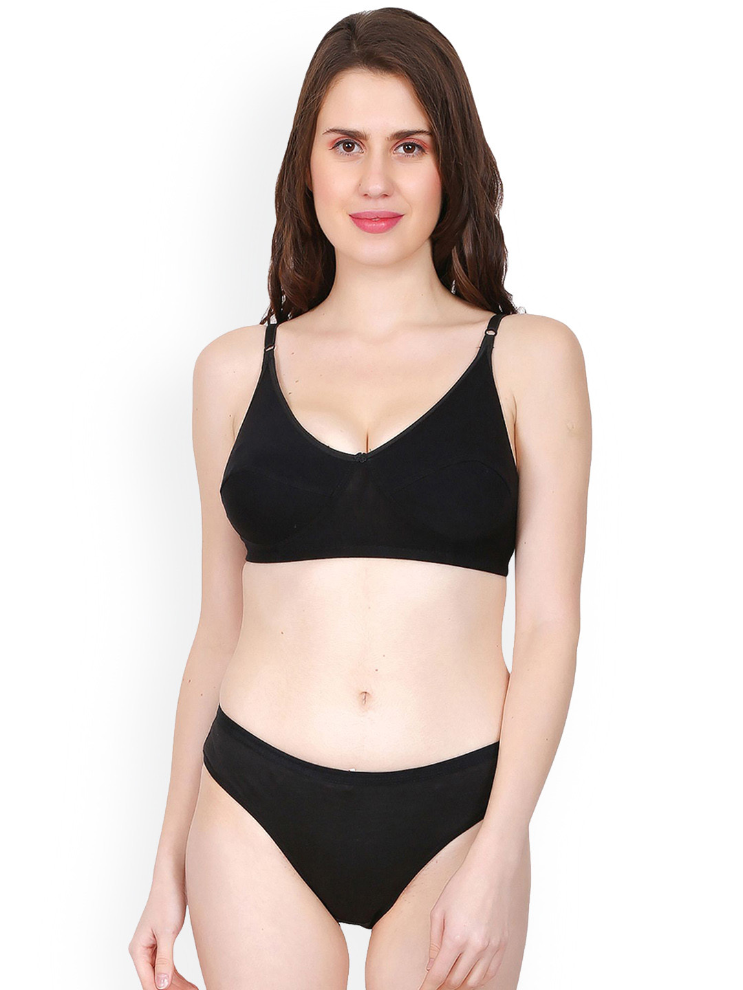 chia fashions Padded Lingerie Set - CHFS-PAD-BLACK-30B