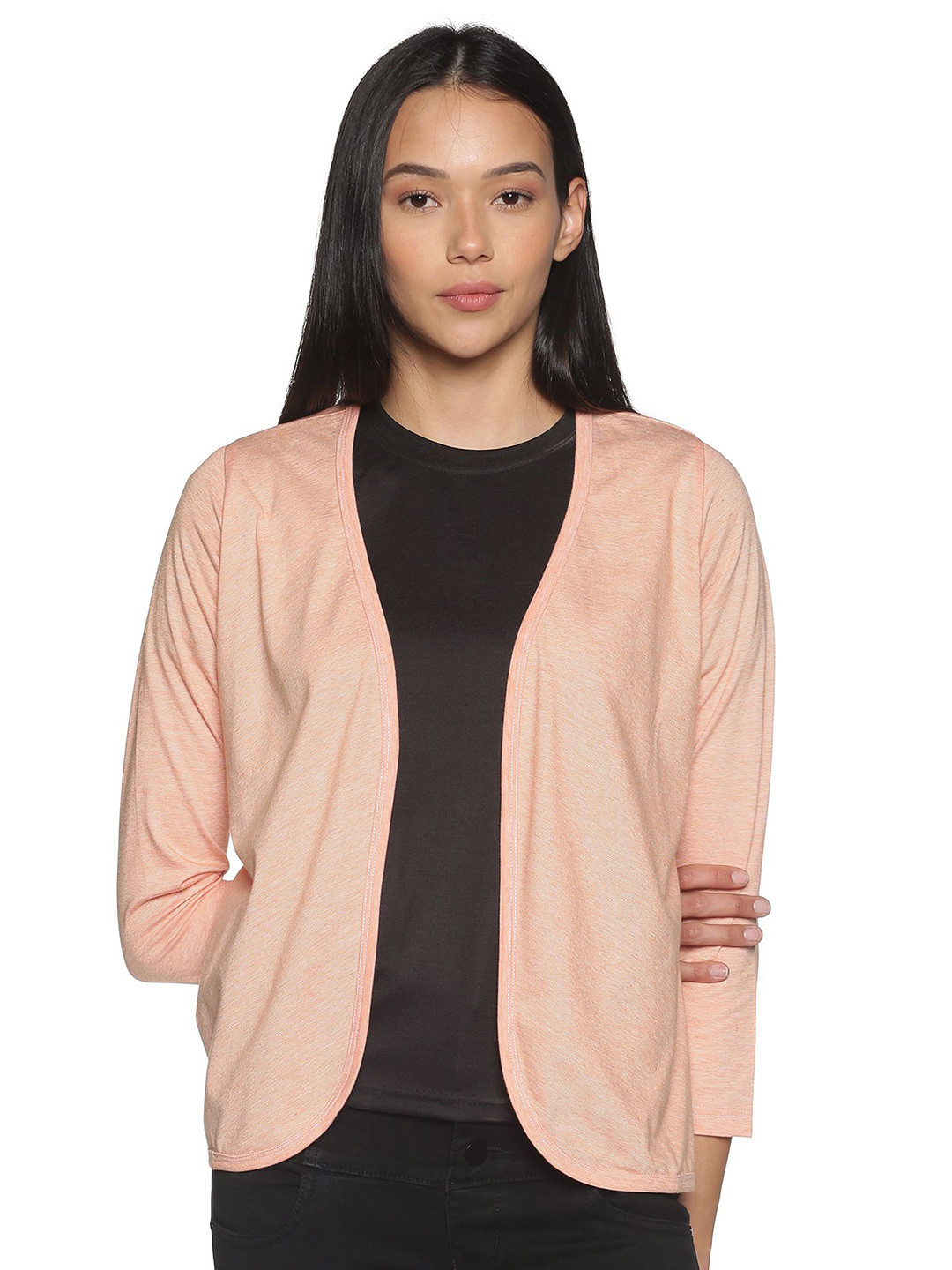 ECOLINE Clothing Eco Friendly V-Neck Open Front Shrug