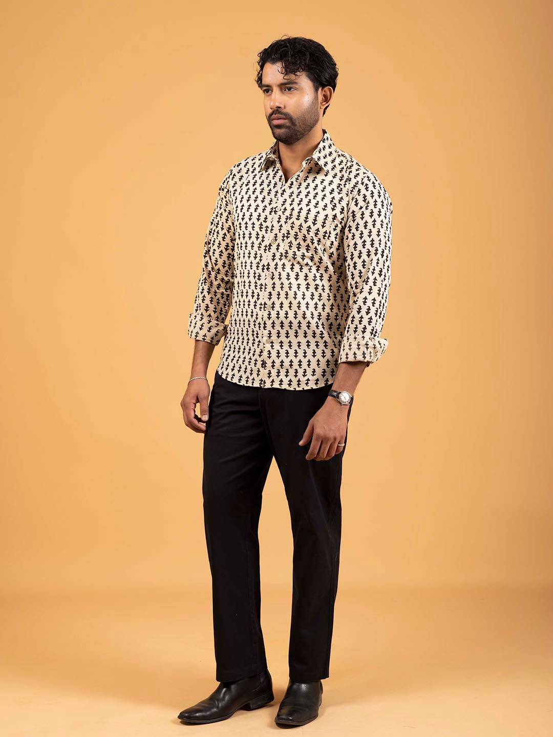 SPARSA Men Standard Opaque Printed Casual Shirt