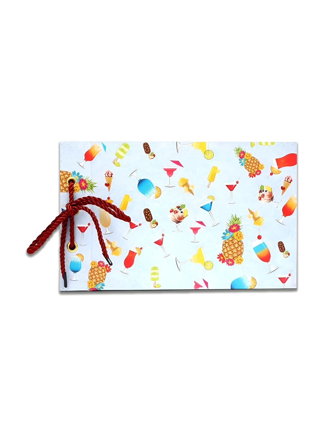 SEHAZ ARTWORKS White & Blue BeachParty  Printed Album Scrapbook Photo Albums