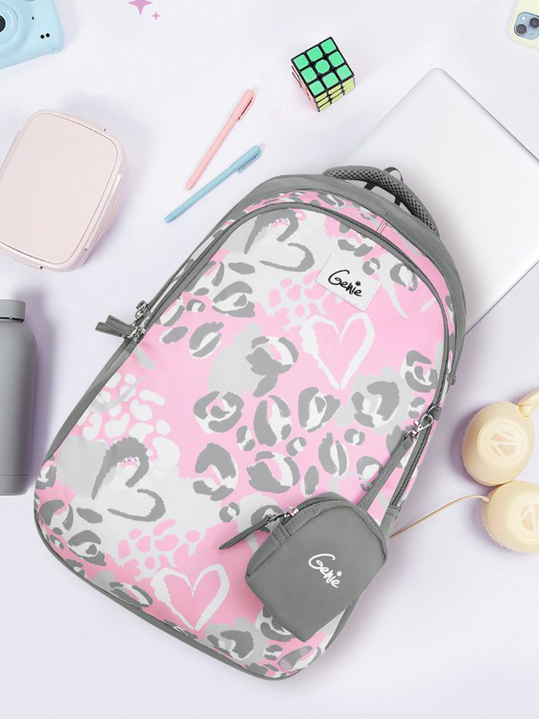 Genie Laena Women Graphic Printed Backpack