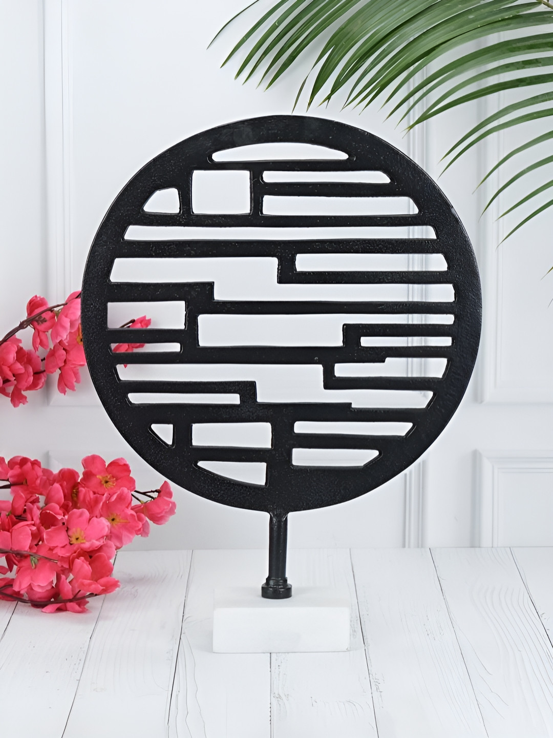 Maison Modern Orbital Charm Black Aluminium Metallic Living Room Large Showpiece - 15.9 Inches