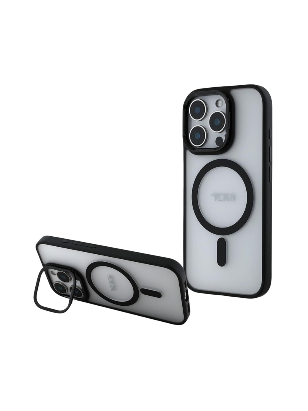 CG MOBILE Black Tumi Iphone 16 Pro Max Hc Magsafe Frosted Magsafe With Stand