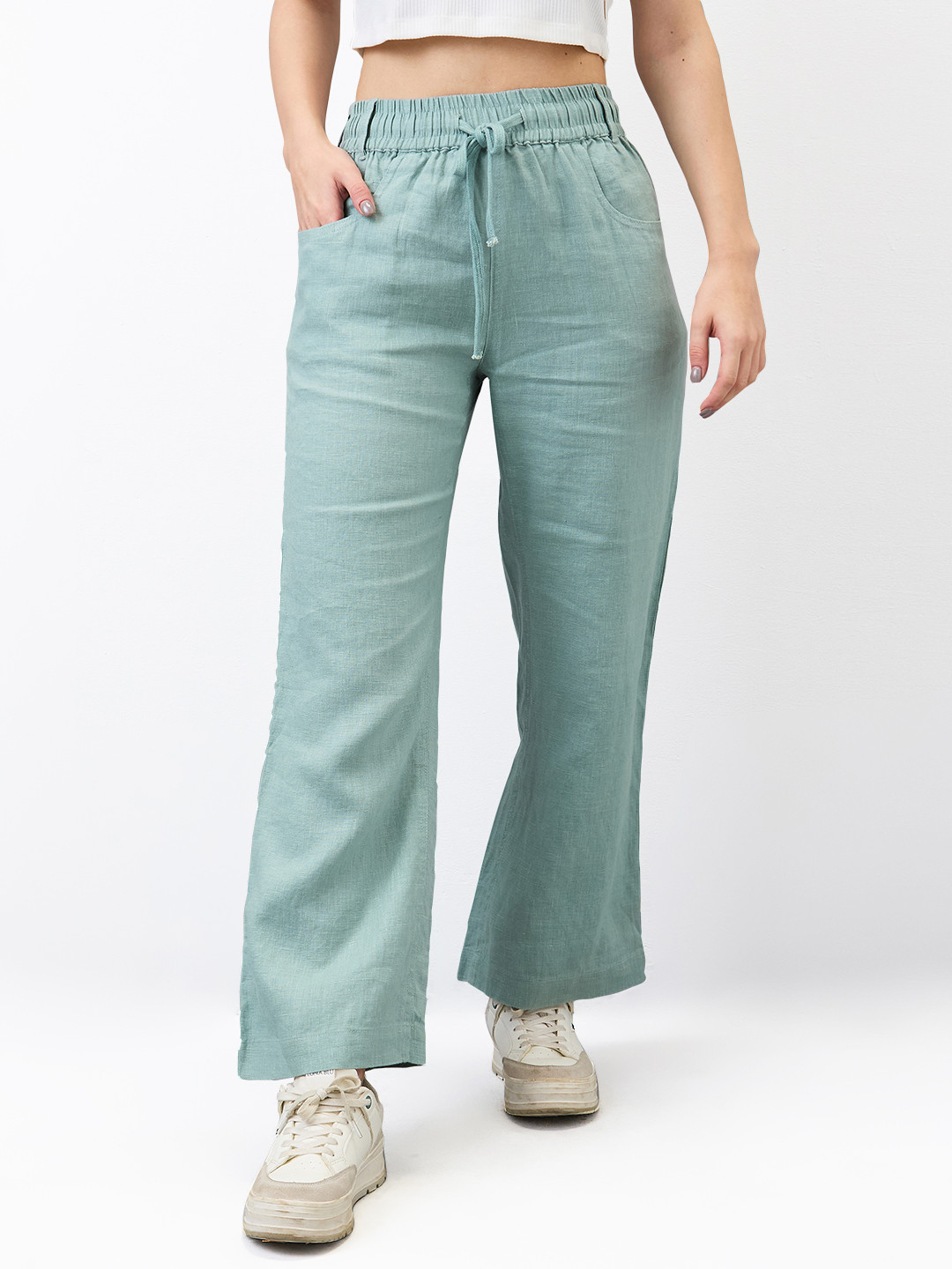 SPYKAR Women Straight Fit Trousers