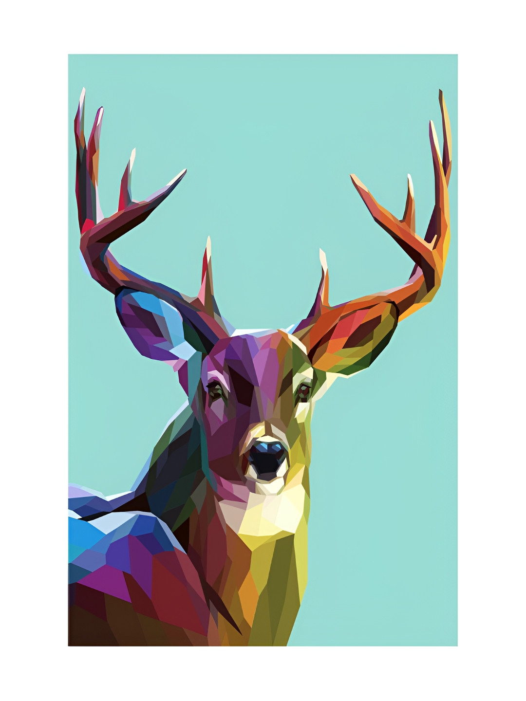 Inephos Canvas Wall Rectangle Paintings Wall Art -33.5 x 21.6 In