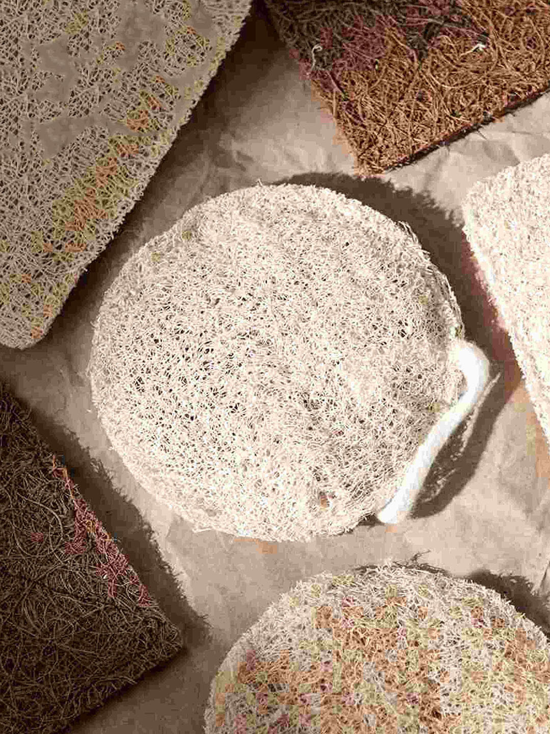 Ecotyl Set Of 2 Natural Body Loofah For Gentle Exfoliation