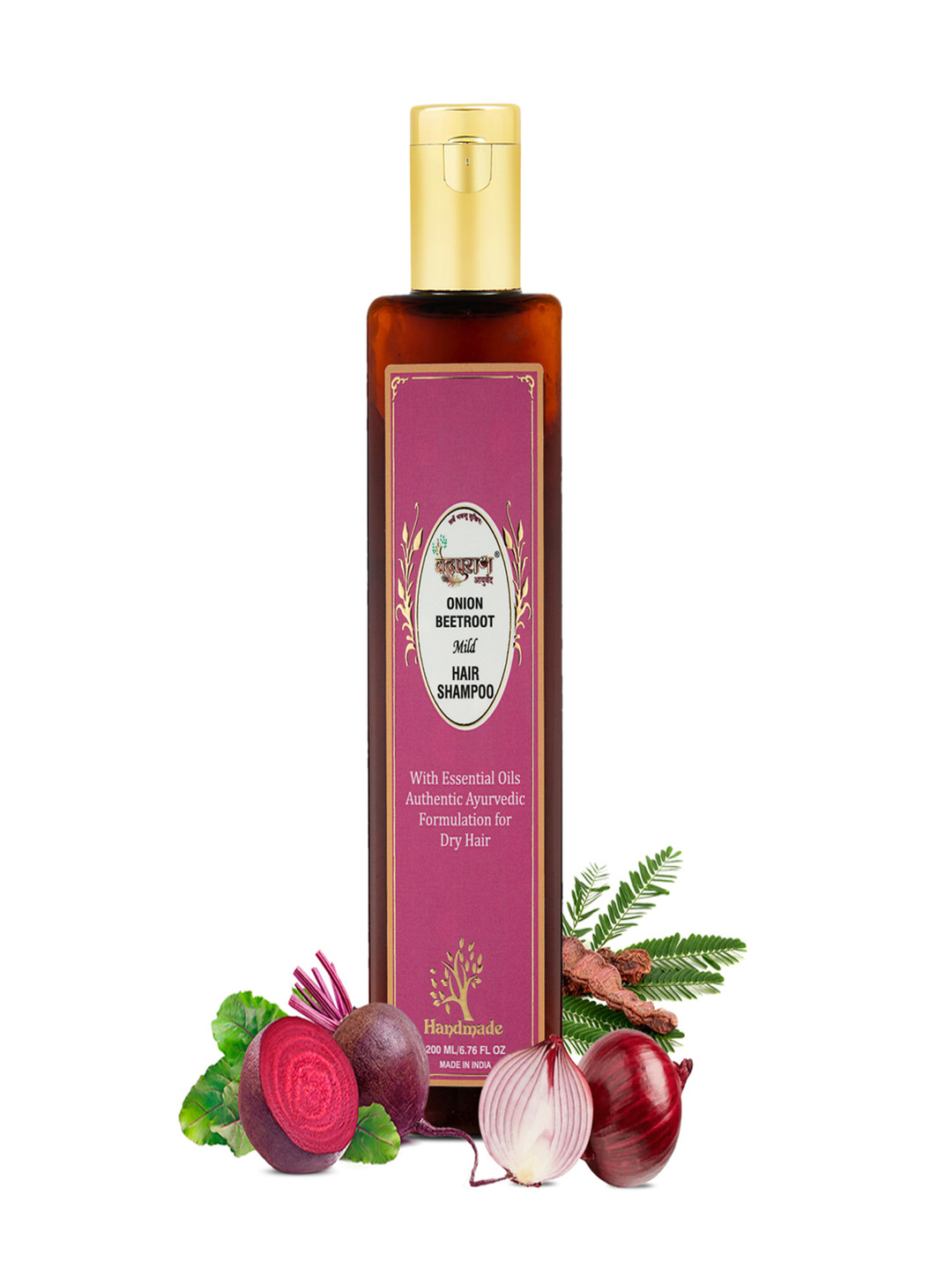 VEDPURAN Onion Beetroot Mild Hair Shampoo - 200 ml