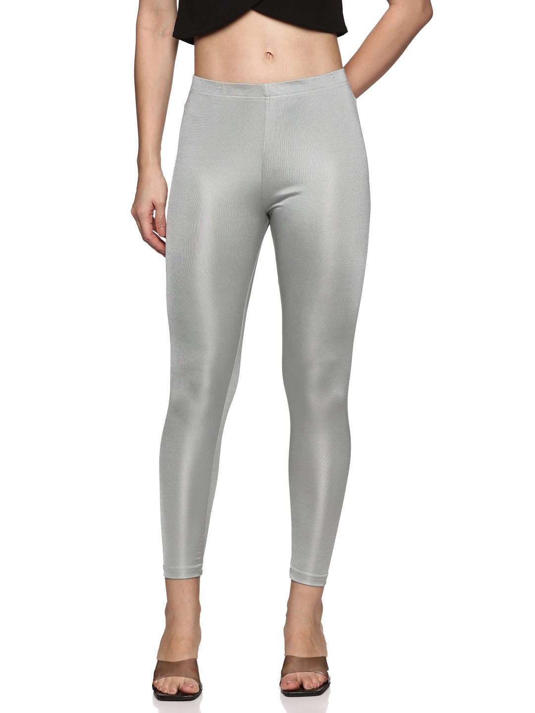 Coppersmith Women Ankle Length Shimmer Leggings