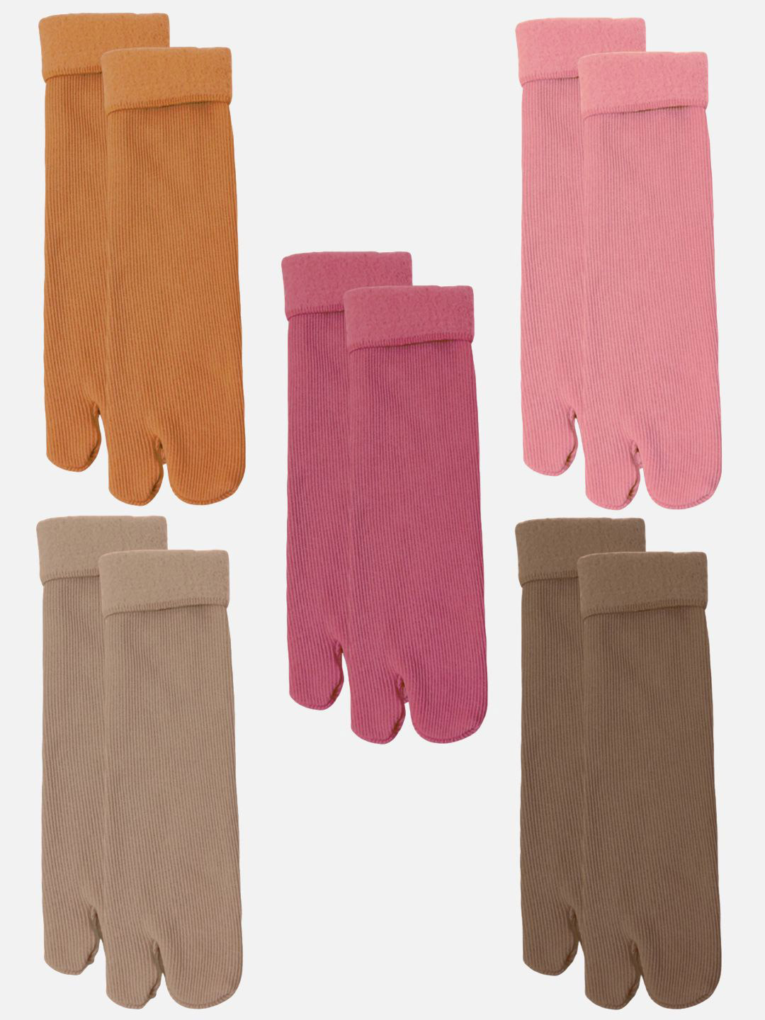 StyFun Women Pack Of 5Crew Length Socks