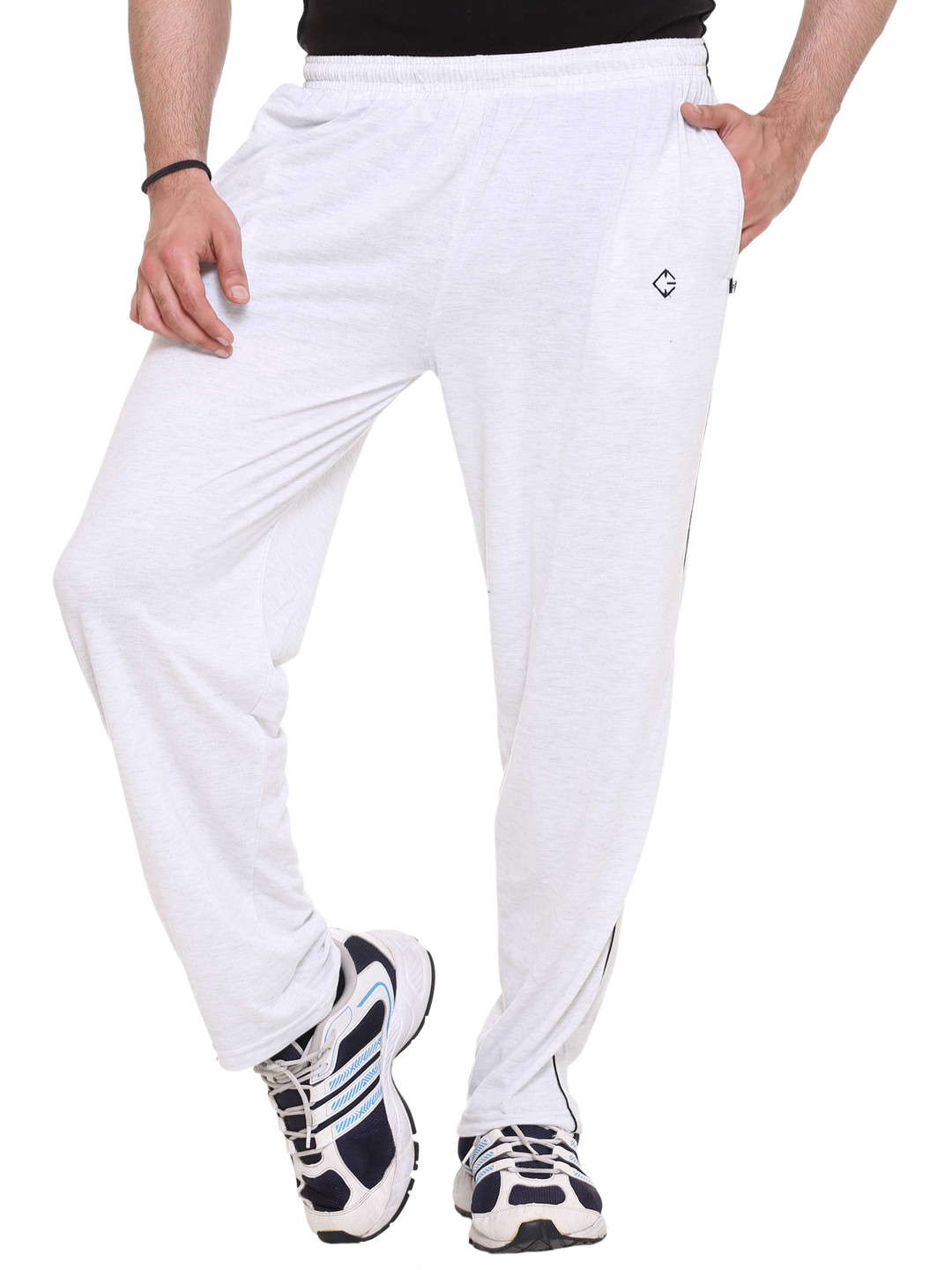 Colors & Blends Men Cotton Mid Rise Track Pants