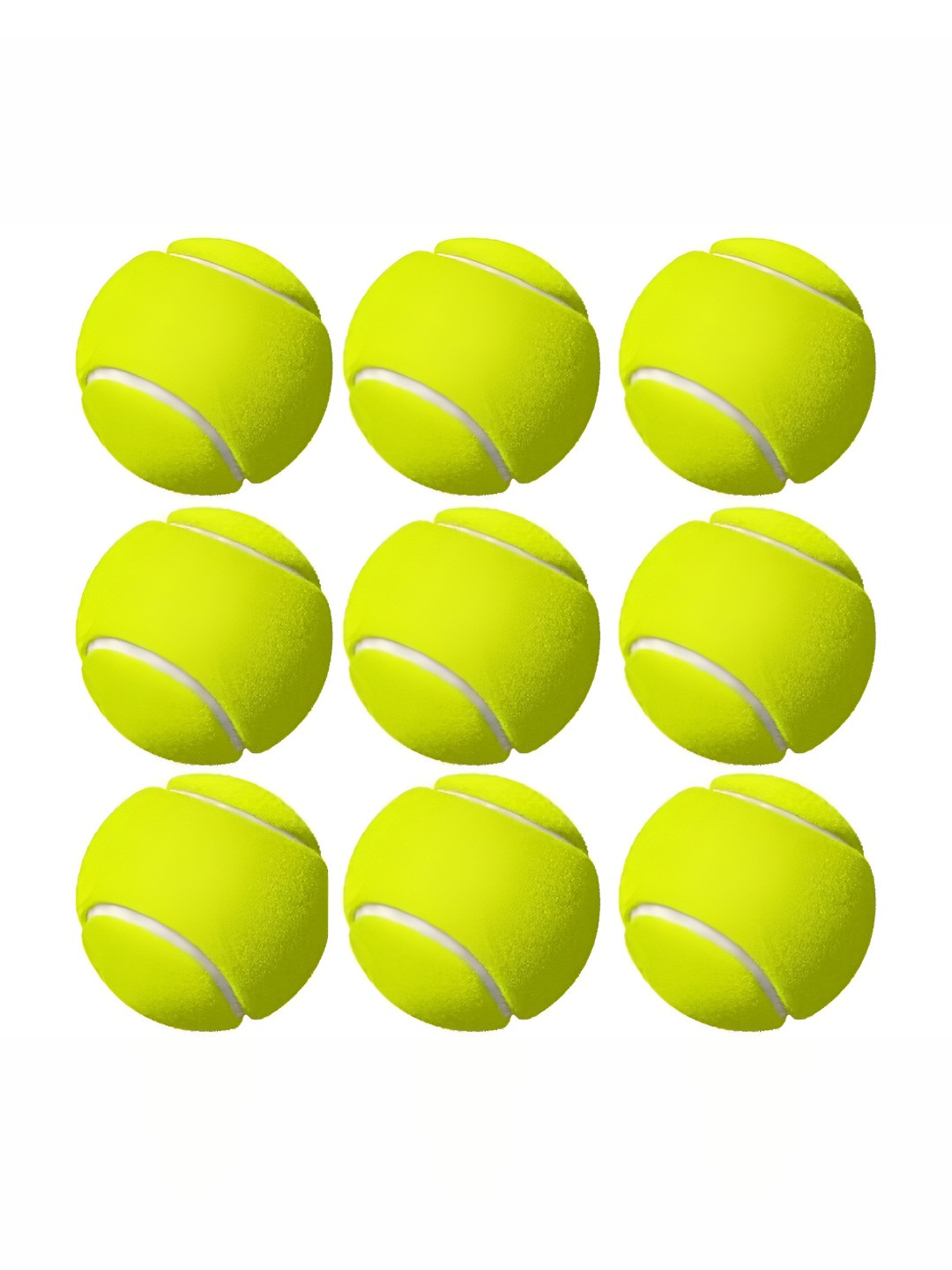 HackerX Set Of 9 Tennis Cricket Ball