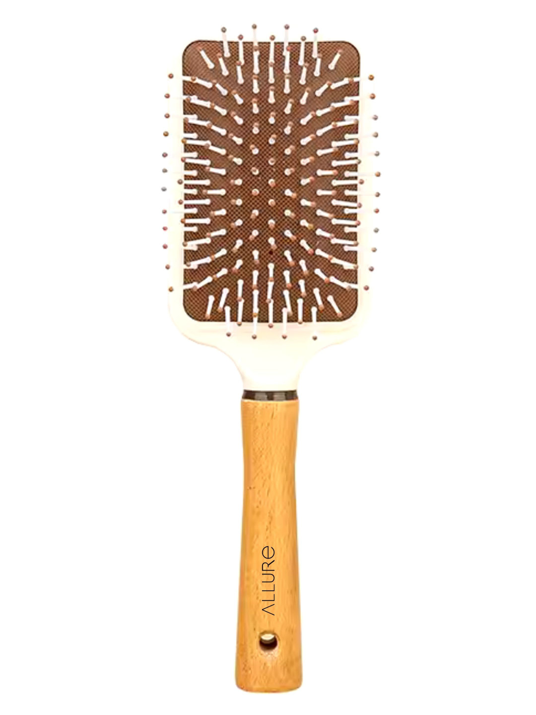 ALLURE Professional Wooden Bristle Paddle Brush- PHB-09 - Assorted