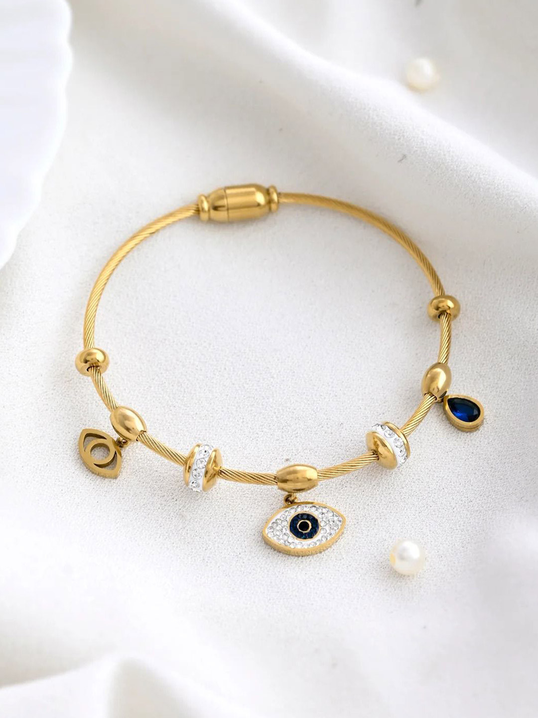 DressBerry Gold-Plated Kada Bracelet