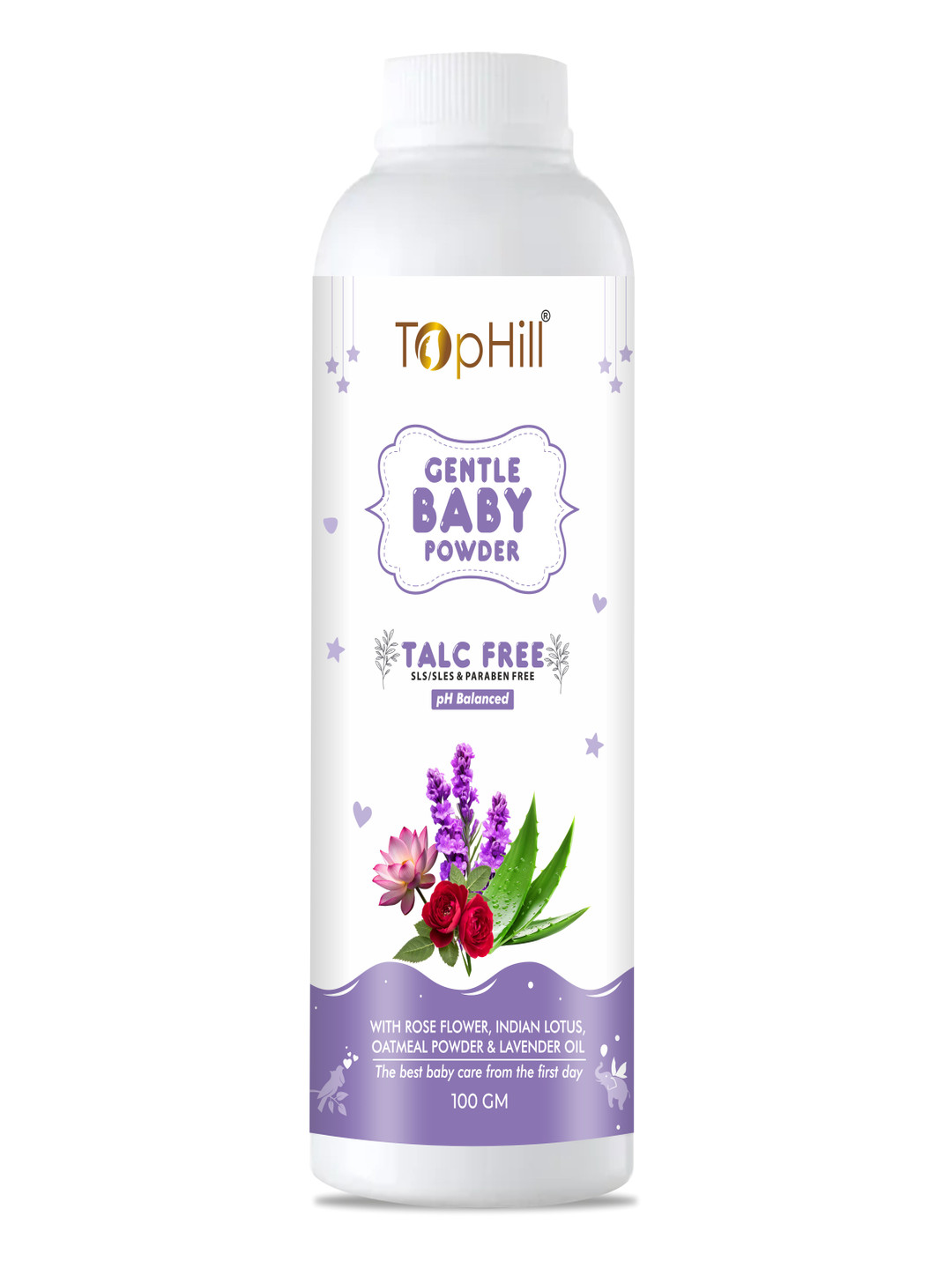 TopHill Pharma Ltd. Gentle Baby Powder- 100 g