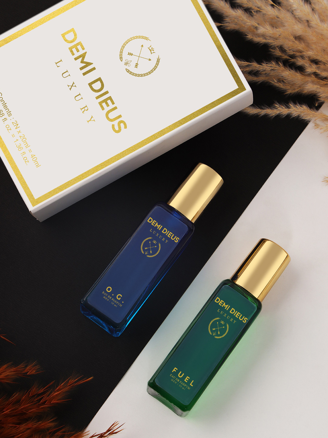DEMI DIEUS Set Of 2 Fuel & O.G Eau De Parfum - 20 ml Each